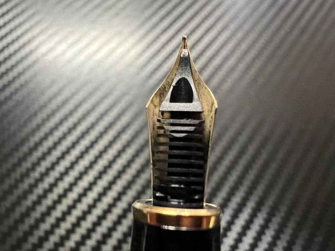 モンブラン 極美品 144 万年筆 EF ブラック 中白