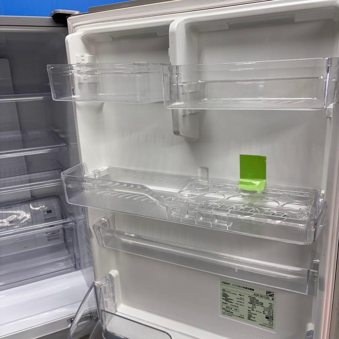658 AQUA大型冷蔵庫　300L強　小型　右開き　4ドア　格安　関東配送無料