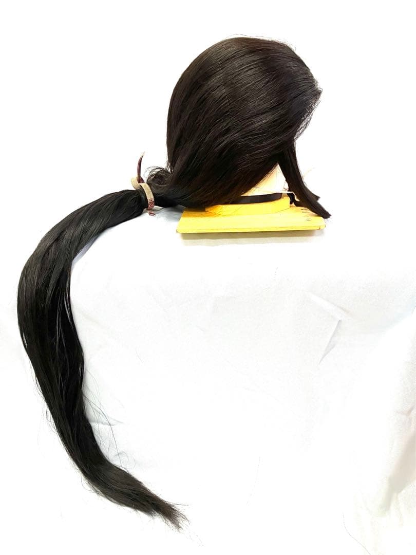 垂髪、今西かつら、黒髪、Mサイズ、中古舞踊かつら、大衆演劇かつら、日本髪かつら