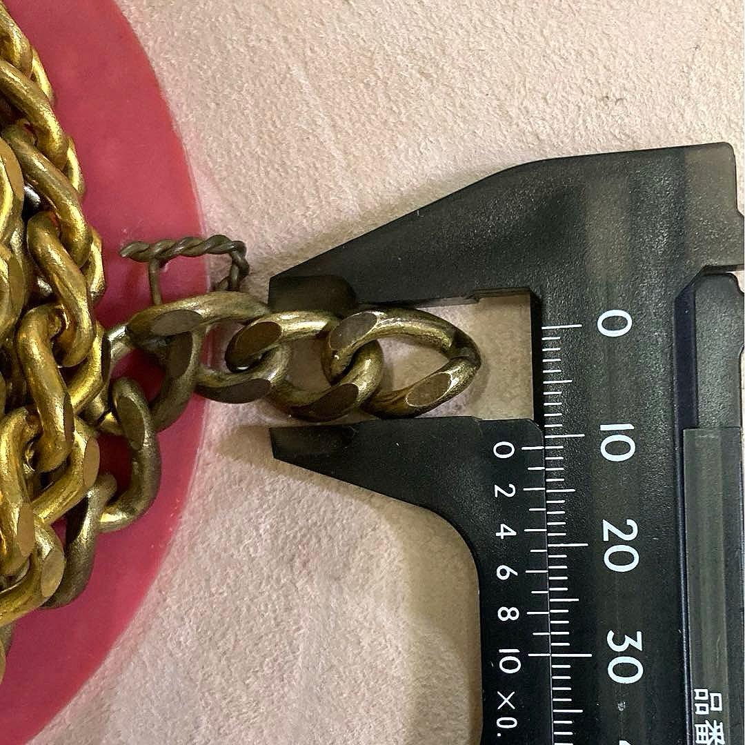 喜平チェーン2面カット＊B-125＊10M巻、未使用＊未メッキ＊真鍮＊送込＊即買