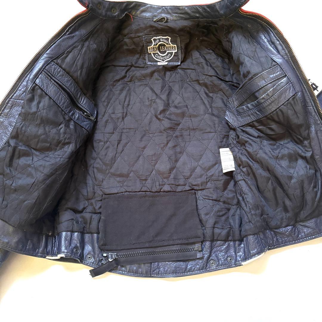 RedBull レッドブル　シングルライダースジャケット　本革