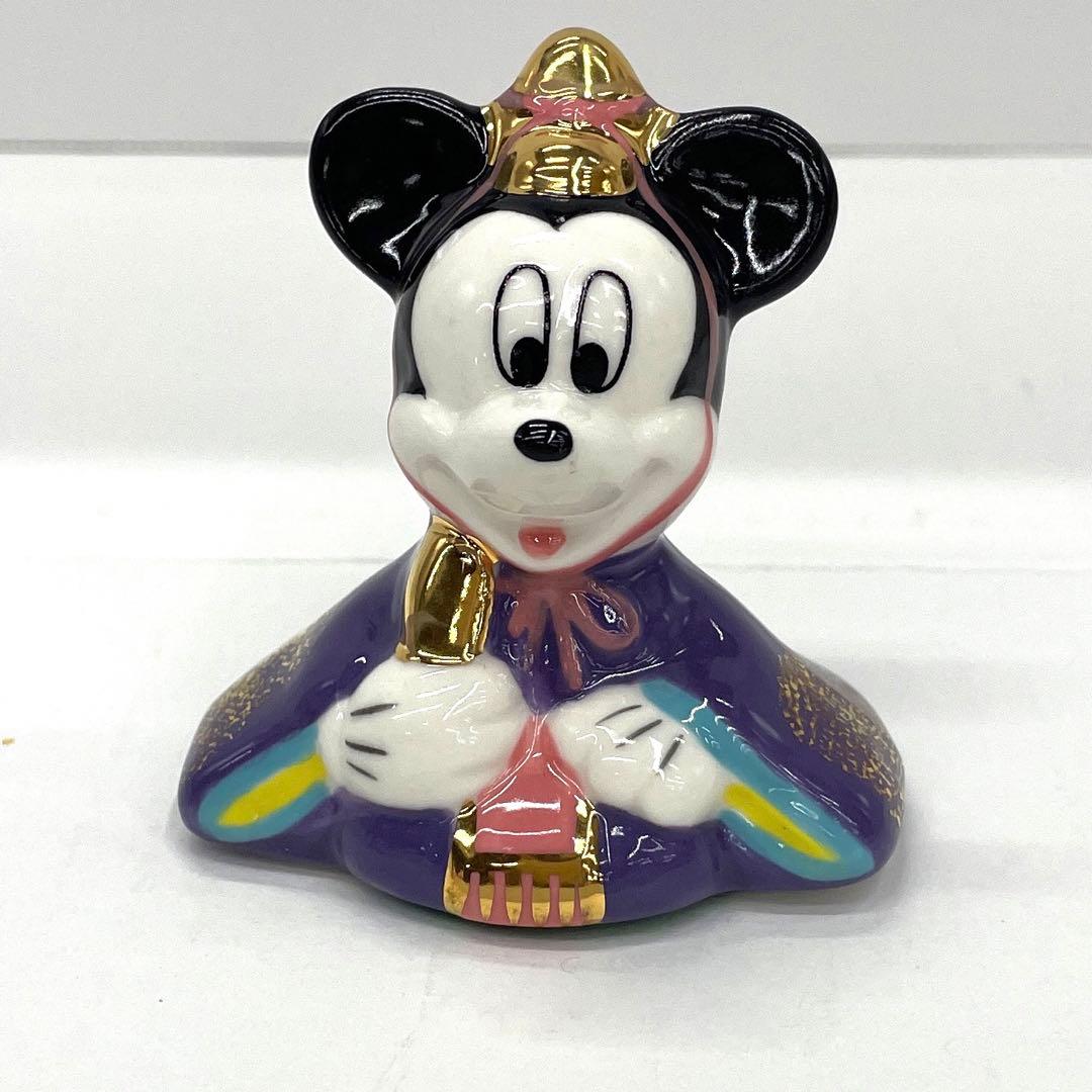 吉徳　ミッキー＆ミニー雛人形と桜型飾り台(好みの物をお選び下さい)