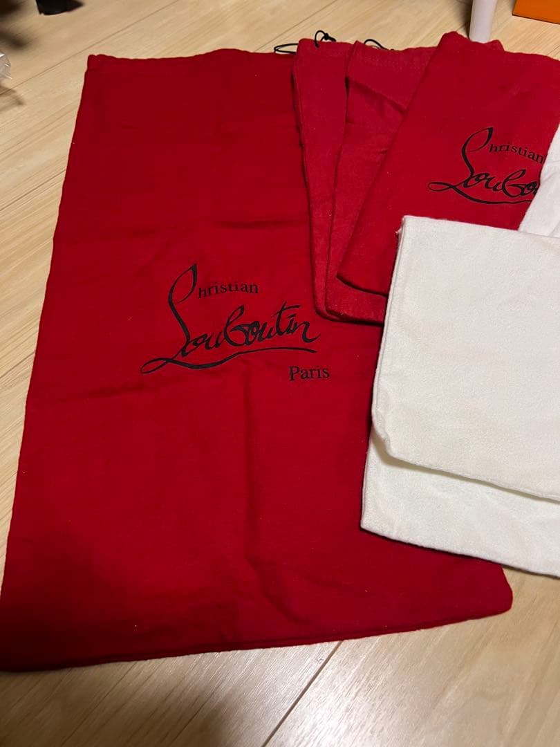 クリスチャンルブタン 靴　保存袋　レッド　ホワイト　非売品　12枚　まとめ売り