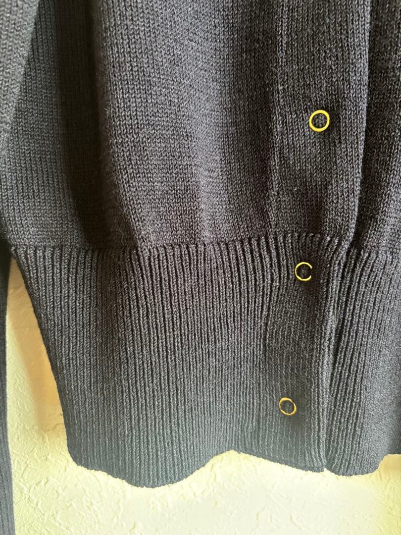 THE SHINZONE シンゾーン　ロングリブカーディガン　ネイビー