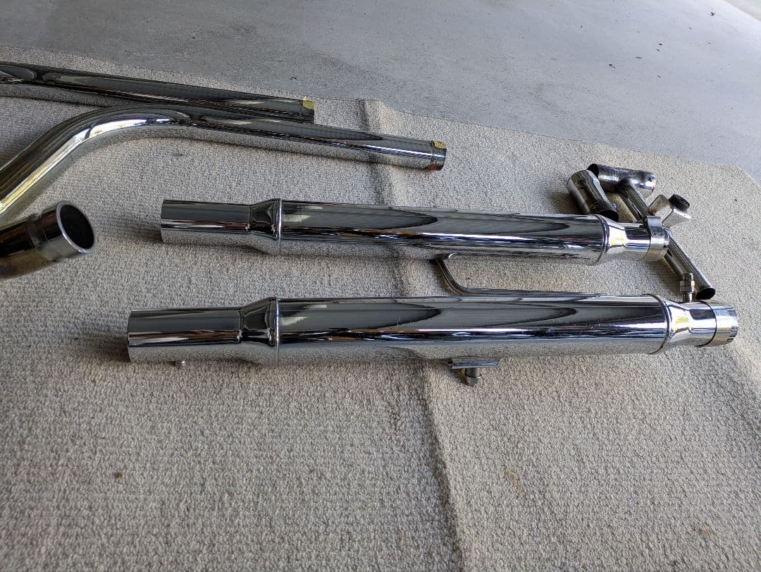 w800 ボートラップ　シガーマフラー