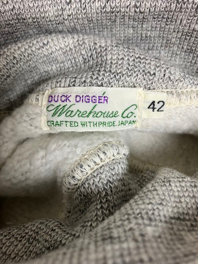 WAREHOUSE タートルスウェット lot.468 杢グレー