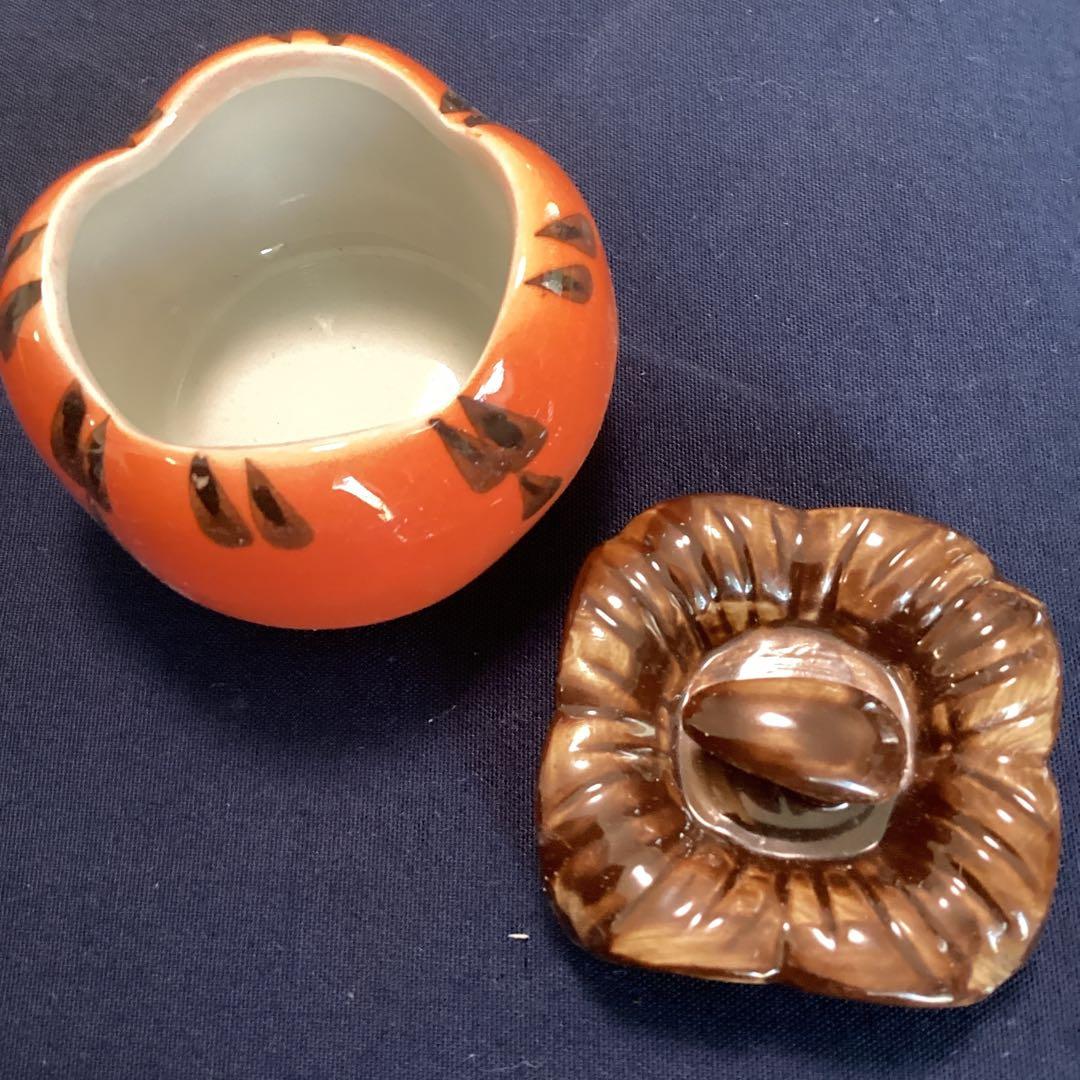 柿香合　珍味入れ10客　　新品未使用　　秋の器