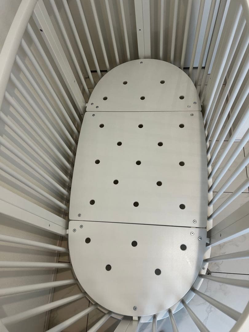 STOKKE ベビーベッド マットレス　シーツ　メッシュライナー付き