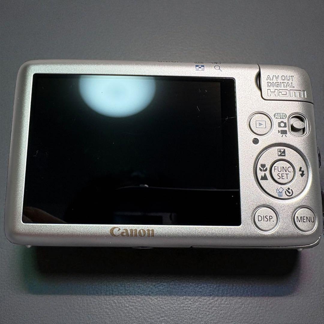 【極美品】 Canon キャノン デジカメ IXY 400F シルバー コンデジ