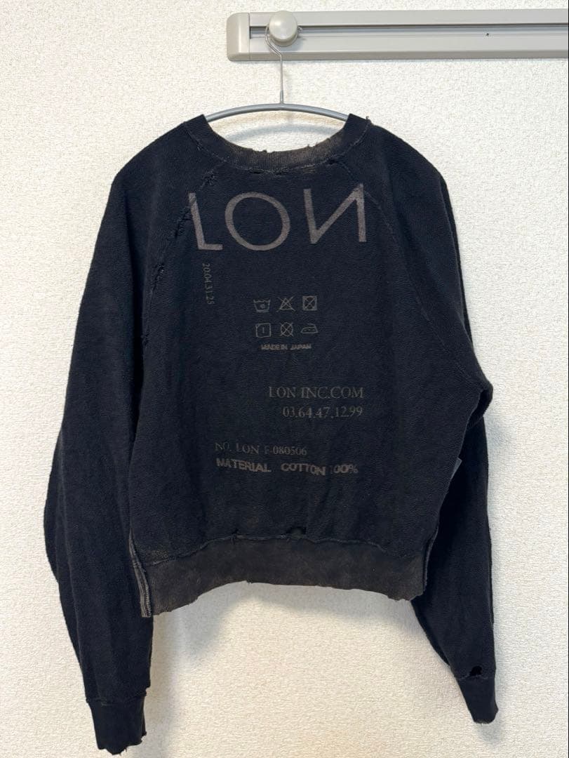 トップス LON TWO SIDE SWEATSHIRT
