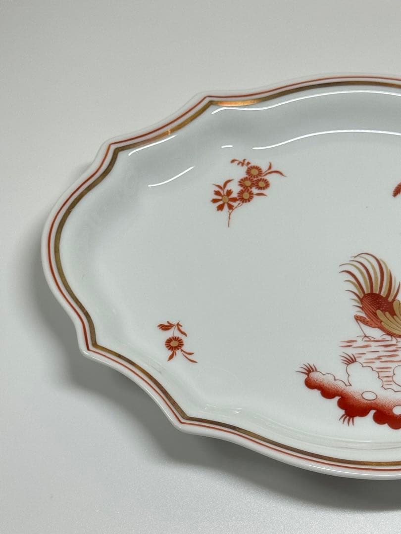 Richard Ginori レッドコック ミニオーバルプレート 小皿