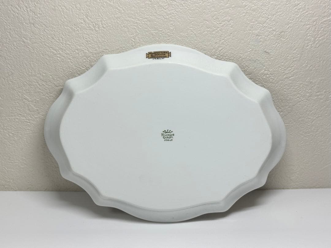 Richard Ginori レッドコック ミニオーバルプレート 小皿