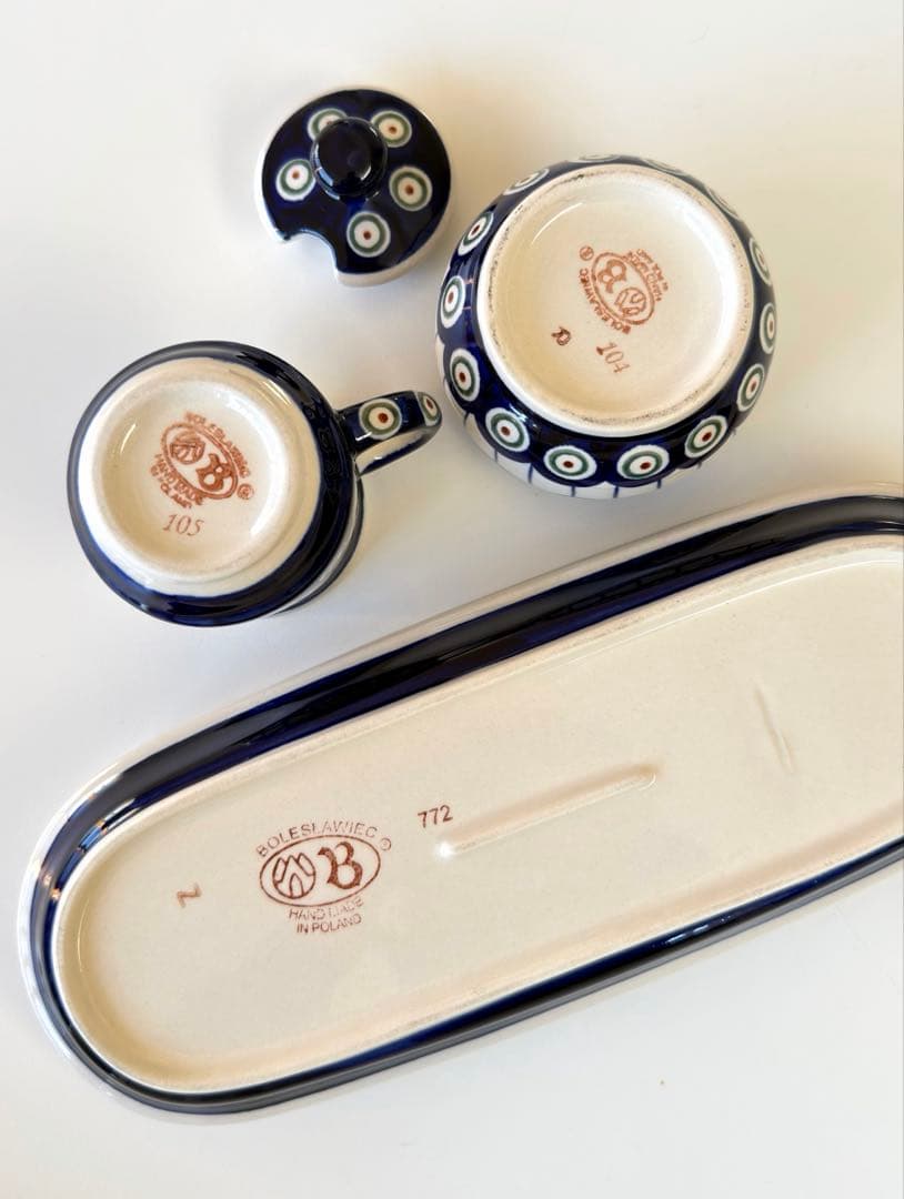 ポーリッシュポタリー 5点セット