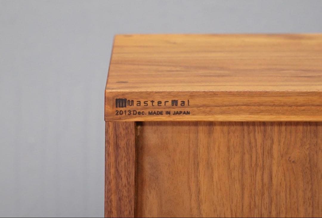 に*あ様 極美品 マスターウォール モアレス チェスト 2列3段 ウォールナット