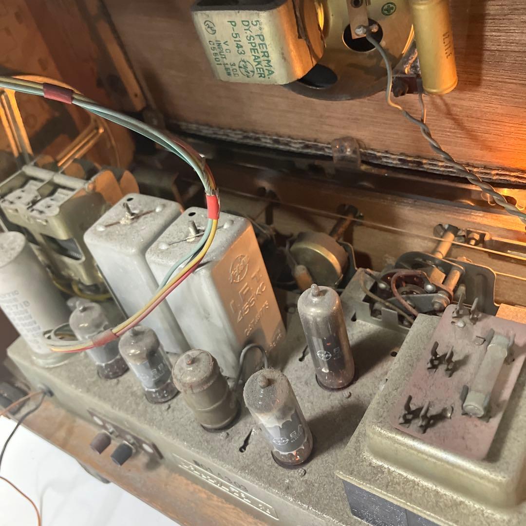 1957年　ナショナル5球スーパーラジオ　真空管ラジオ　Hi-Fi EA-700