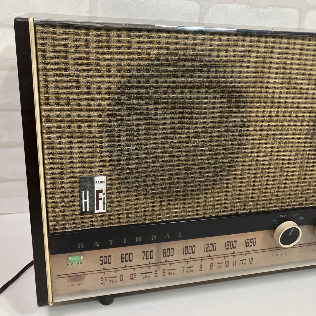 1957年　ナショナル5球スーパーラジオ　真空管ラジオ　Hi-Fi EA-700