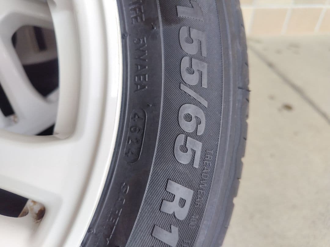 N-BOX+ JF1 純正 14インチ アルミホイール 新品タイヤ 岐阜 手渡し