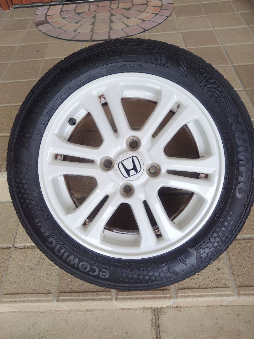 N-BOX+ JF1 純正 14インチ アルミホイール 新品タイヤ 岐阜 手渡し