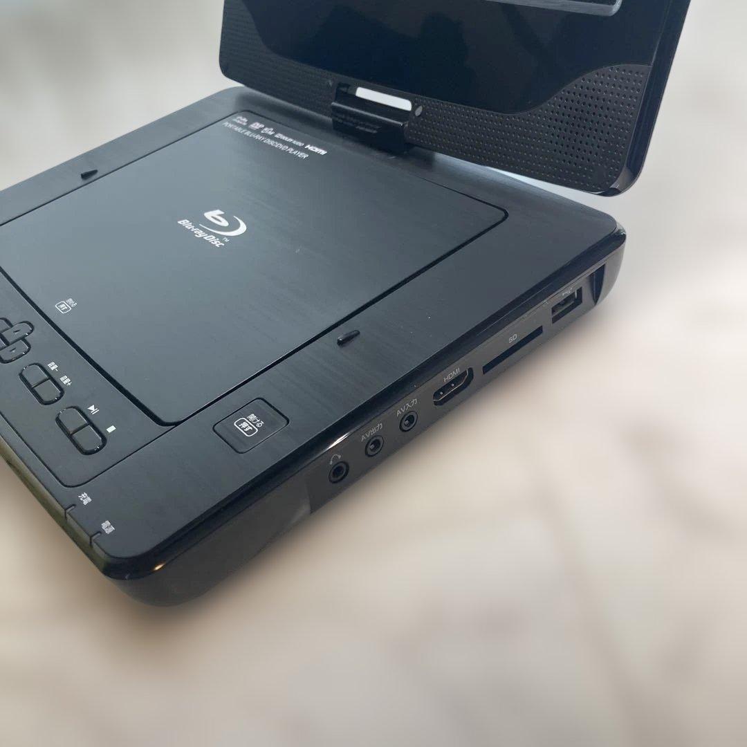 【美品】TEES 9インチ ポータブルDVD・ブルーレイプレーヤー