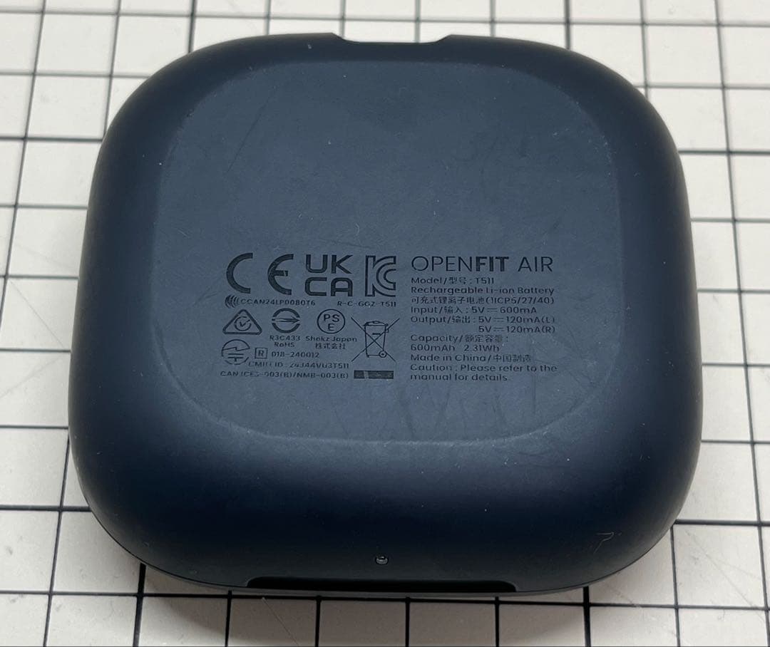 Shokz OpenFit Air ワイヤレスイヤホン 箱・付属品完備