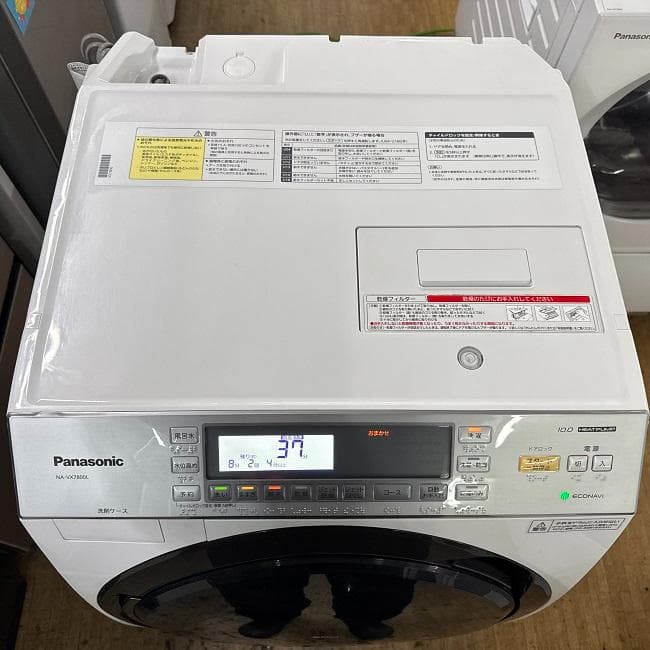 地域限定送料無料　美品 パナソニック ドラム式洗濯乾燥機 NA-VX7800L