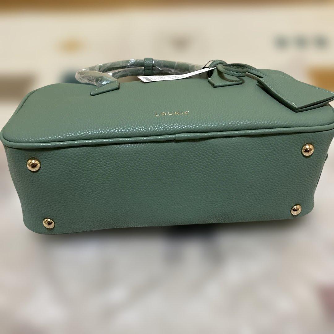 LOUNIE グリーン ハンドバッグ