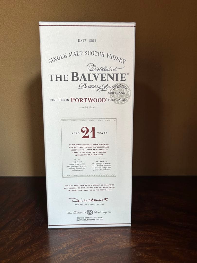 未開栓 THE BALVENIE 21年 ポートウッド 700ml