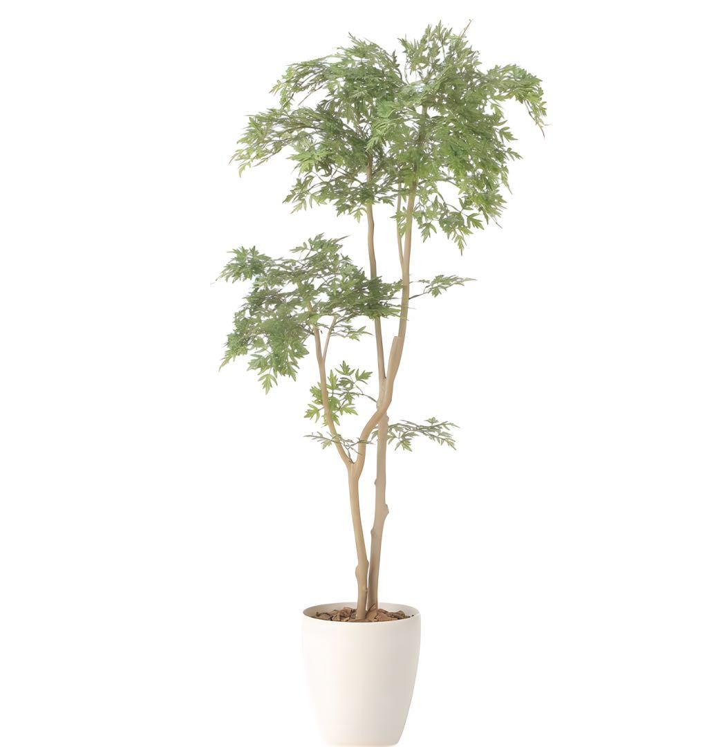光触媒　人工観葉植物　ウォールグリーン　フェイクグリーン　タイワンモミジ1.3z
