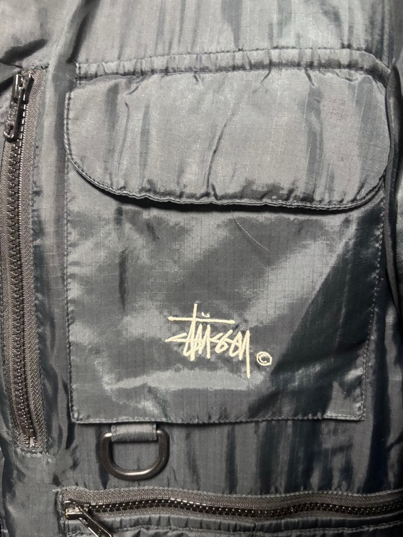 ジャケット・アウター OLD STUSSY FISHING PUFFER JACKET