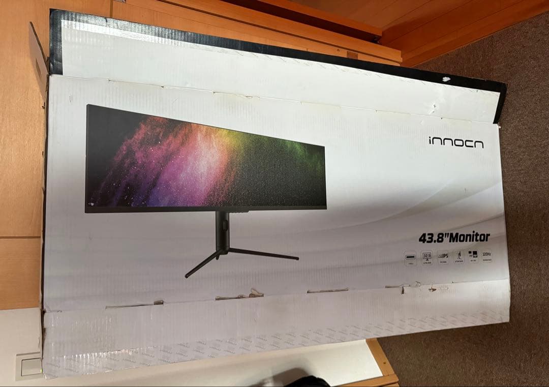 値下げ】innocn 43.8インチウルトラワイドモニタ 本体