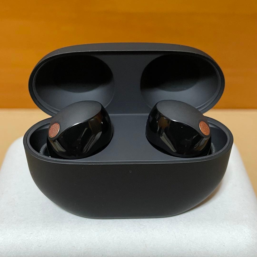 【美品】SONY WF-1000XM5 ブラック 完全ワイヤレスイヤホン