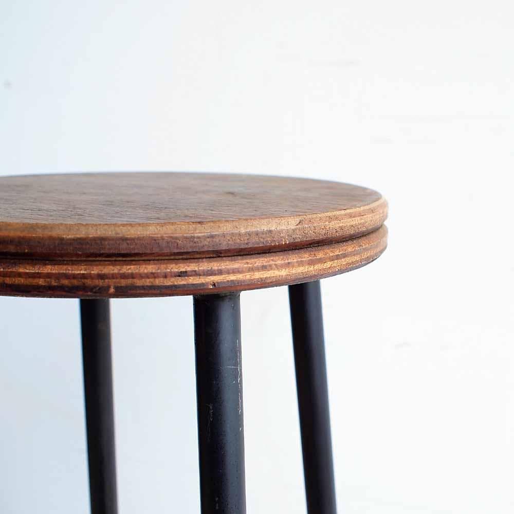 鉄脚のハイスツール 高さ82cm カウンターチェア ZR24405