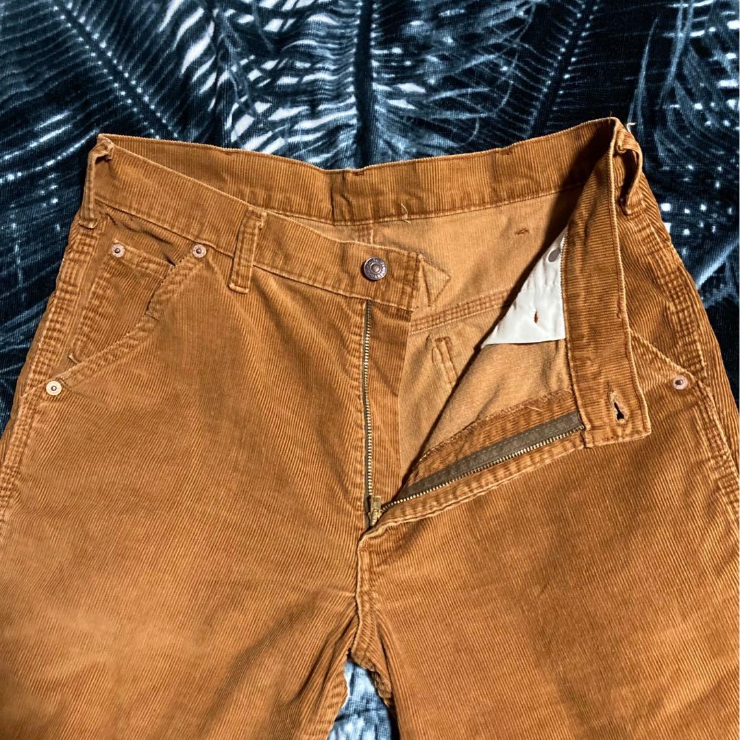 70s 米国製 Levi's 682 コーデュロイ 42 TALON W33