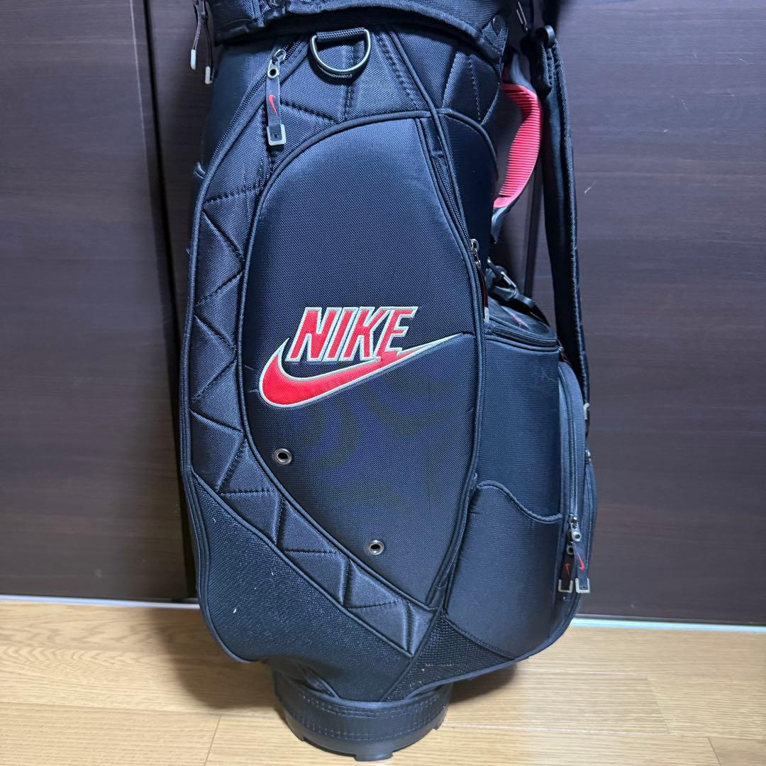 NIKE GOLF ゴルフバッグ キャディバッグ ブラック レッド