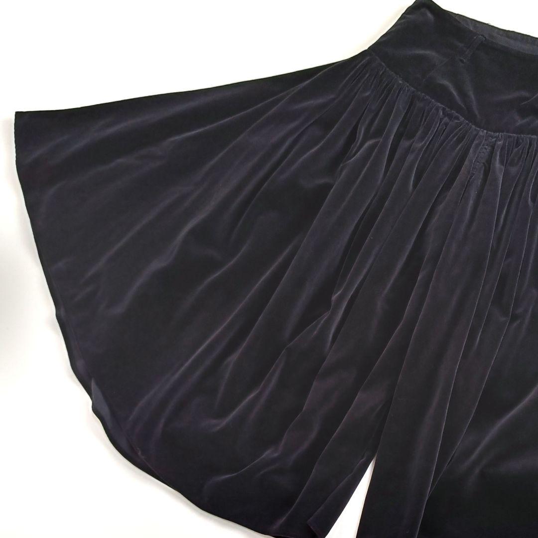 KAPITAL キャピタル ベロア生地 ガウチョパンツ ワイドパンツ 変形 S