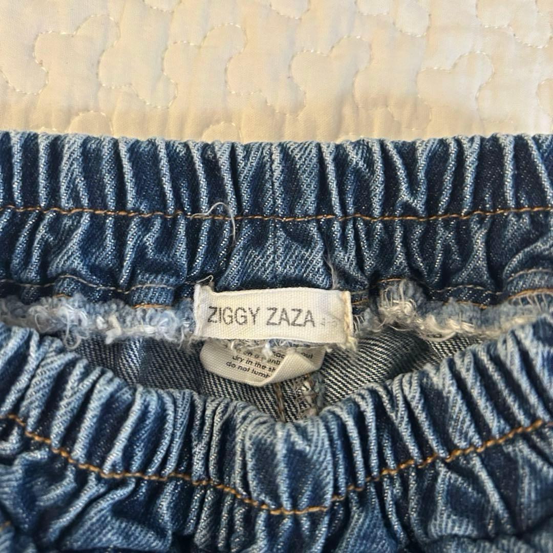 ZIGGY ZAZA デニム　ブルー 4-5y