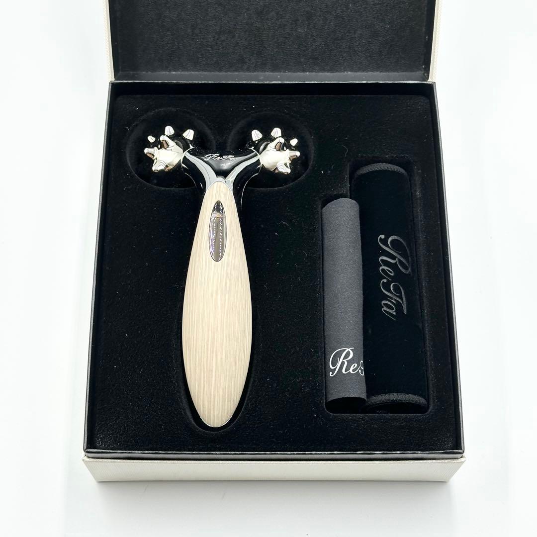 ReFa RHYTHM リファ リズム 美顔ローラー ベージュウッド