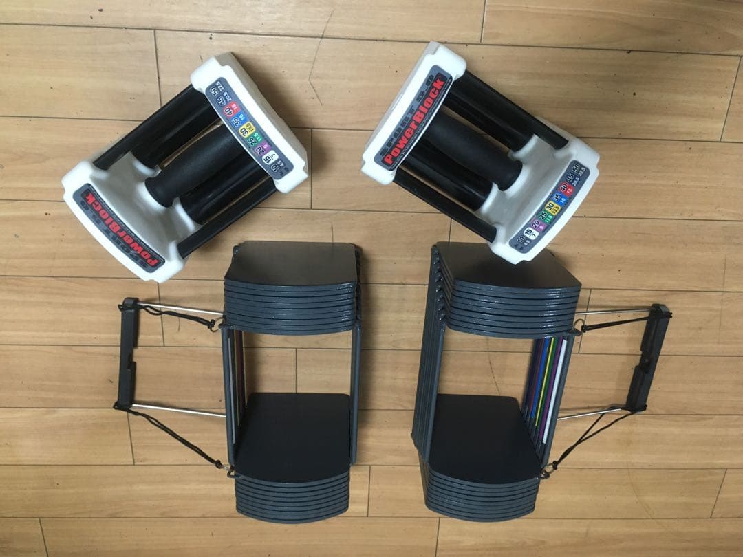 ①POWERBLOCK SPORT5.0パワーブロック ダンベル 23Kg×1個