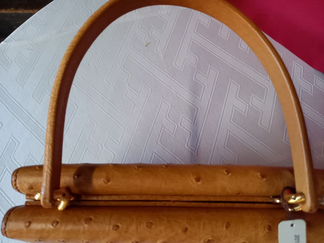 MORABITO　オーストリッチバッグ(ベージュ)