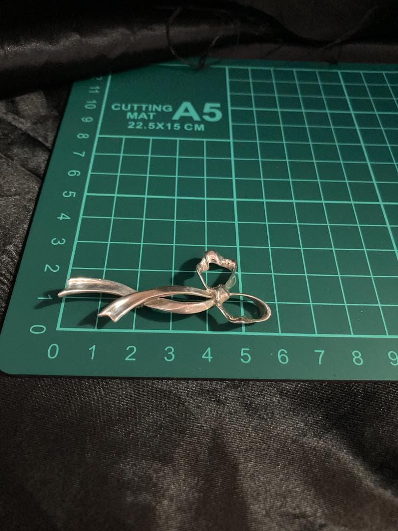 ティファニー リボン ブローチ シルバー 925 1985