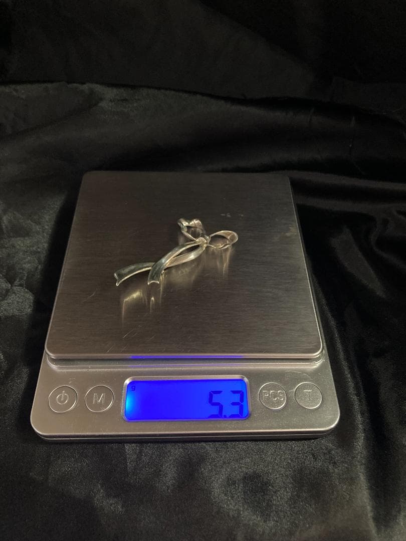 ティファニー リボン ブローチ シルバー 925 1985