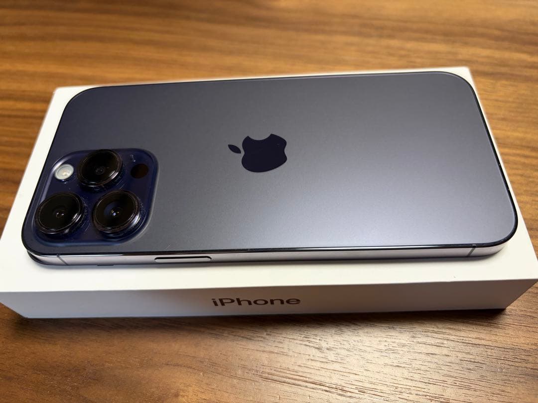 iPhone 14ProMax 128GB ディープパープル　本体　100%