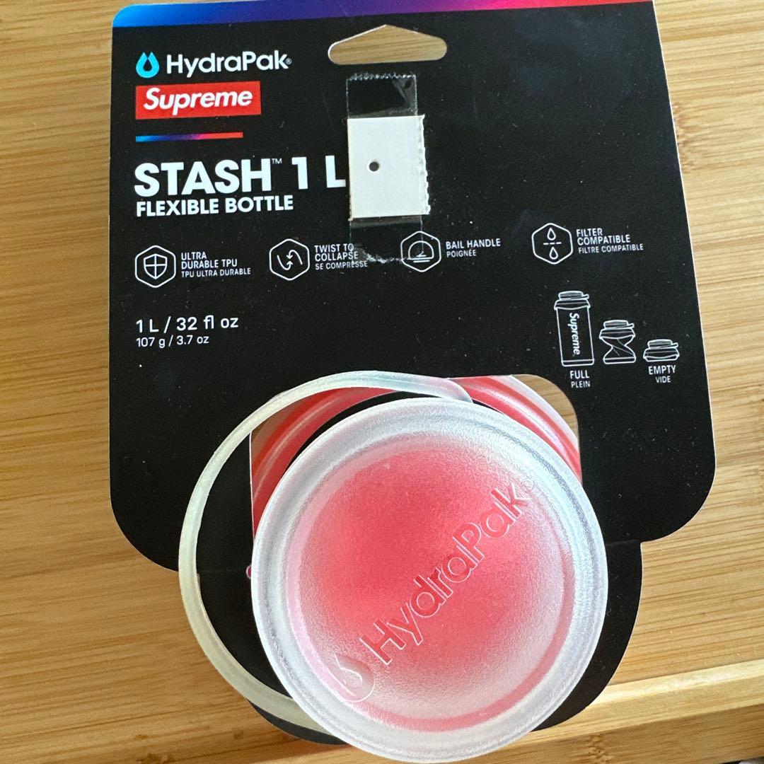 Supreme/HydraPak Stash™ 1Lフレキシブルボトル新品未使用