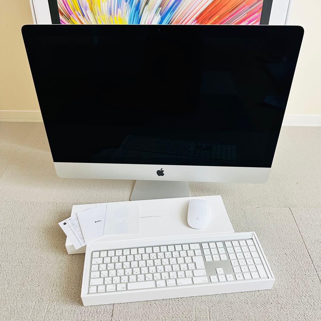 【使用回数少・美品】iMac Retina 5K 27inch 2020購入