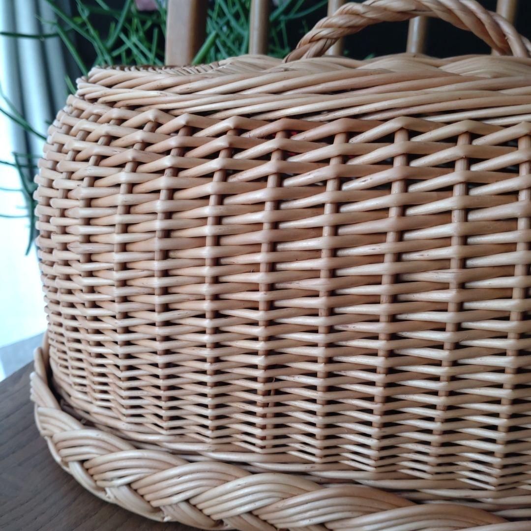 ラトビア ブレッドバスケットカゴアミドリ