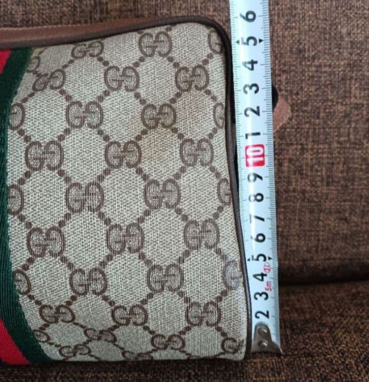 Old Gucci GGパターン シェリーラインショルダーバッグ