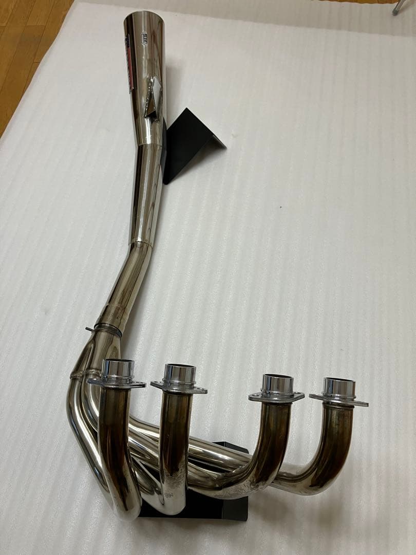 希少　ホンダX4 オーバーレーシング　ステンレス製メガホンマフラー