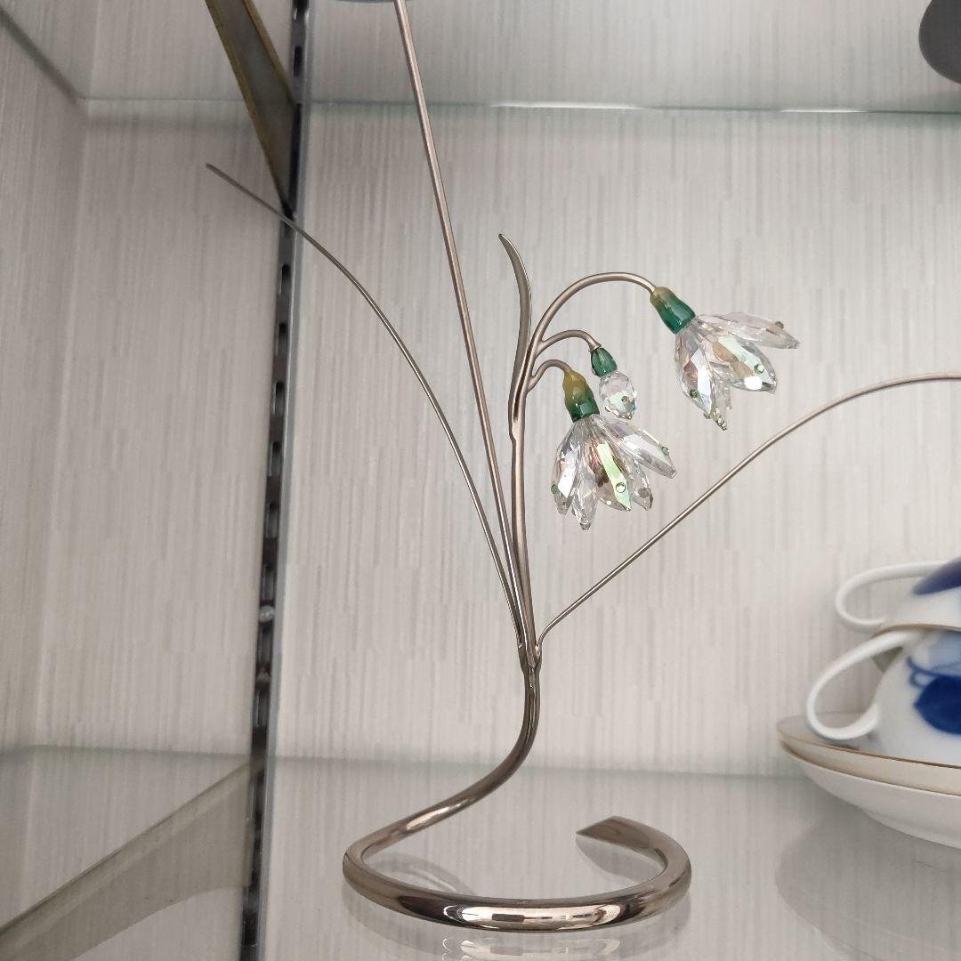 人気の花シリーズ超貴重！ 【スワロフスキー】スノードロップ