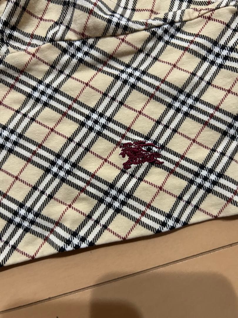 バーバリーブルーレーベル　チェック柄キャミソール 38