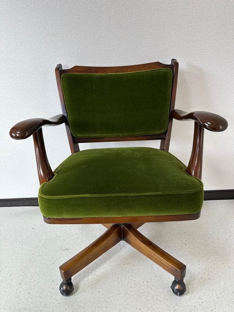 karimoku カリモク コロニアル デスク チェア 書斎椅子 ※i4※